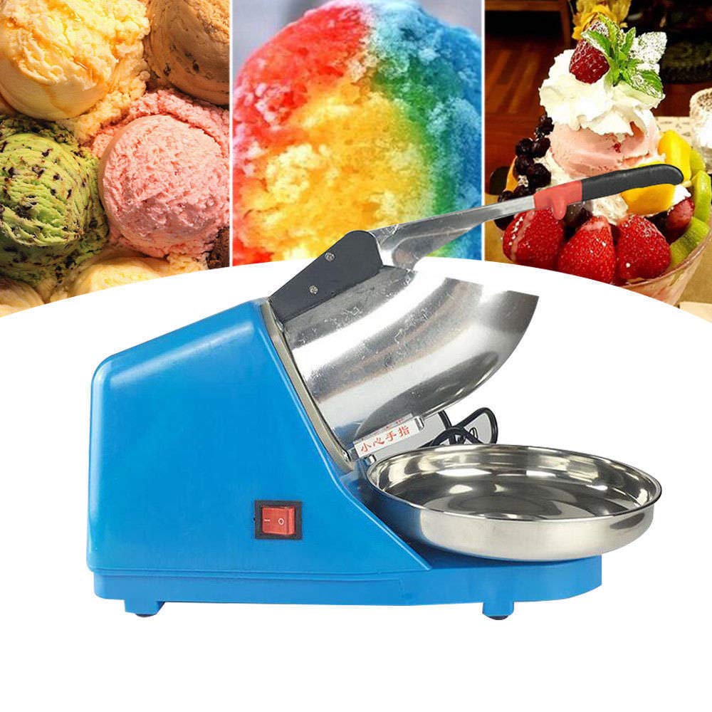 65Kg/H Eis Zerkleinere Icemaker Eiswürfelmaschine Eiswürfelbereiter 300W Eiscrasher, Versand aus Deu