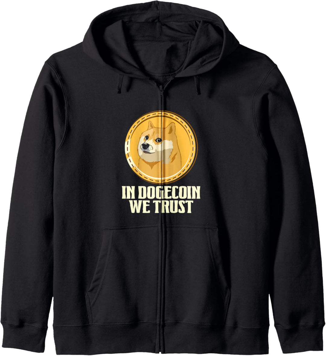 In Dogecoin We Trust Funny Crypto Kryptowährung Kapuzenjacke