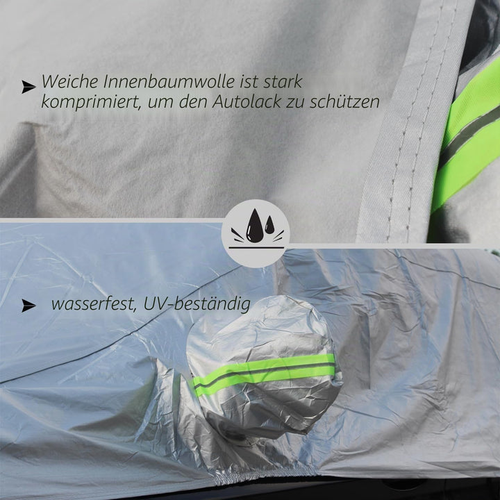 BEXITA Halbgarage Auto Winter Abdeckplane wasserdichte Outdoor Auto Autoabdeckung Halbe Autoplane Ve