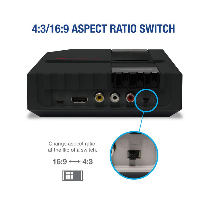 Hyperkin RetroN 1 HD Gaming-Konsole für NES (schwarz)