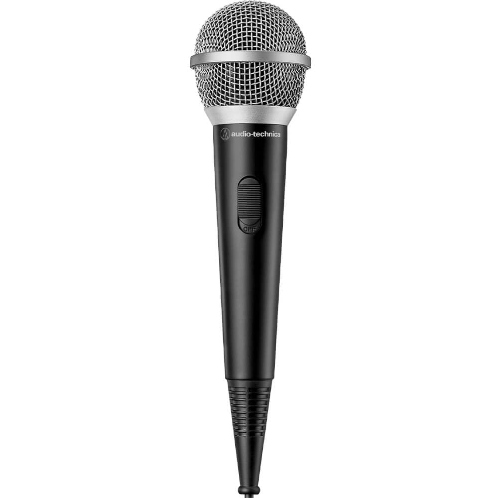 Audio-Technica ATR1200X Unidirektionales dynamisches Gesangs-/Instrument-Mikrofon inkl. Tischständer