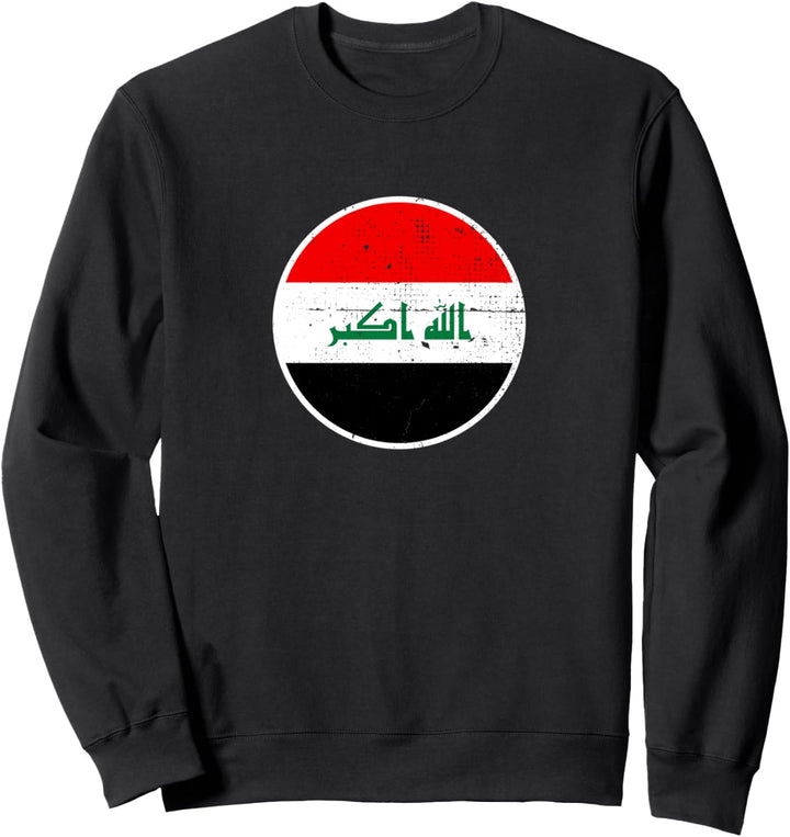 Irak Vintage Irakische Flagge Iraker Sweatshirt
