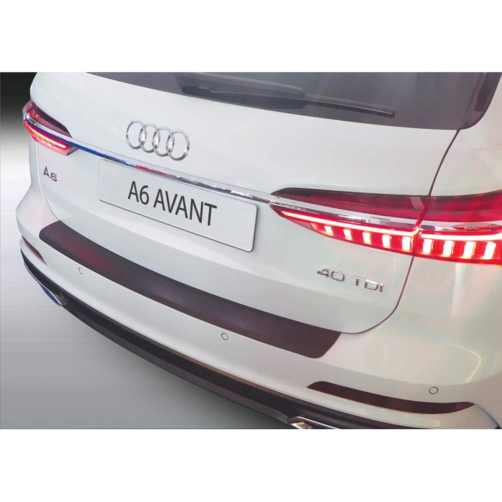 RGM ABS Heckstossstangenschutz kompatibel mit Audi A6 (C8) Avant incl. S-Line 2018- Schwarz