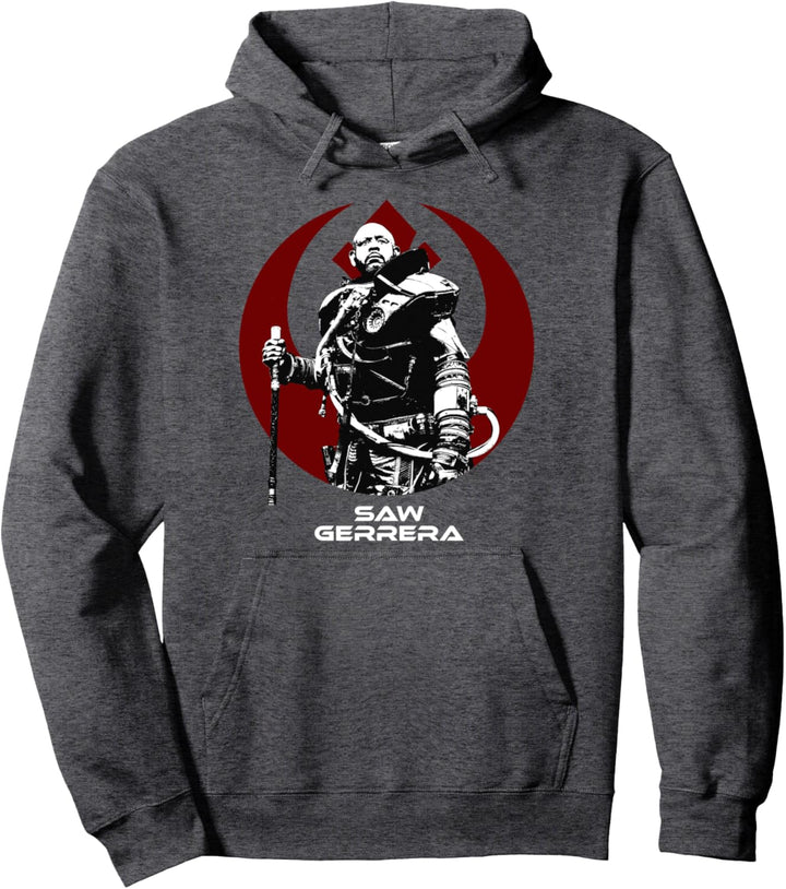 Star Wars Saw Gerrera Rogue One Portrait Rebel Pullover Hoodie