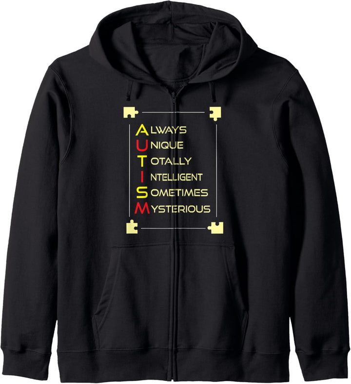 Autism Awareness ASD Puzzle Pieces Kapuzenjacke
