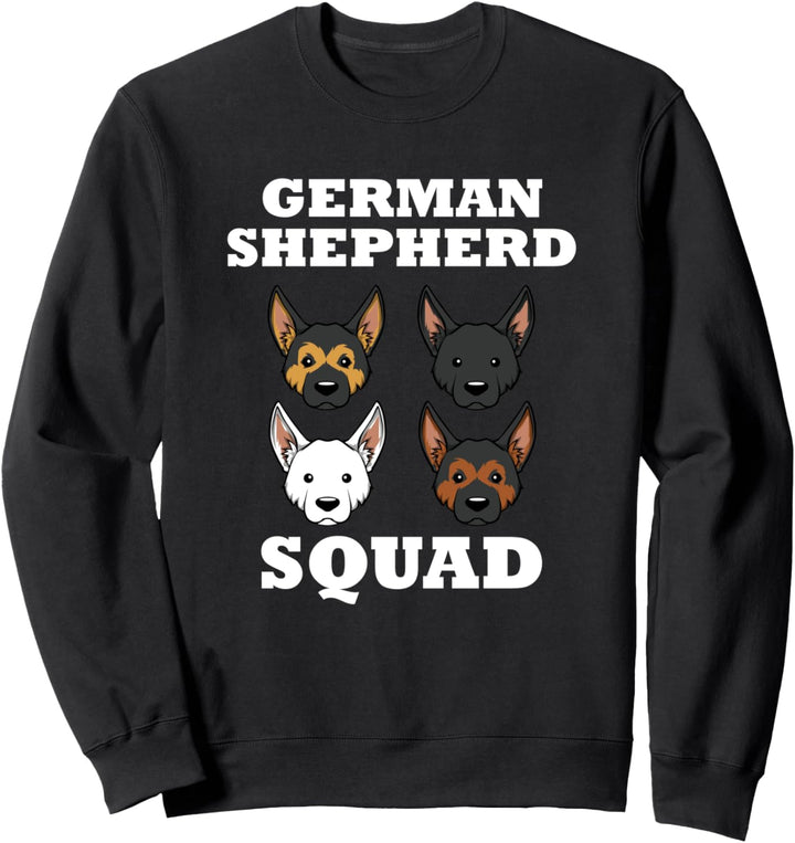 Schäferhund Squad Spruch Hundehalter Team Sweatshirt