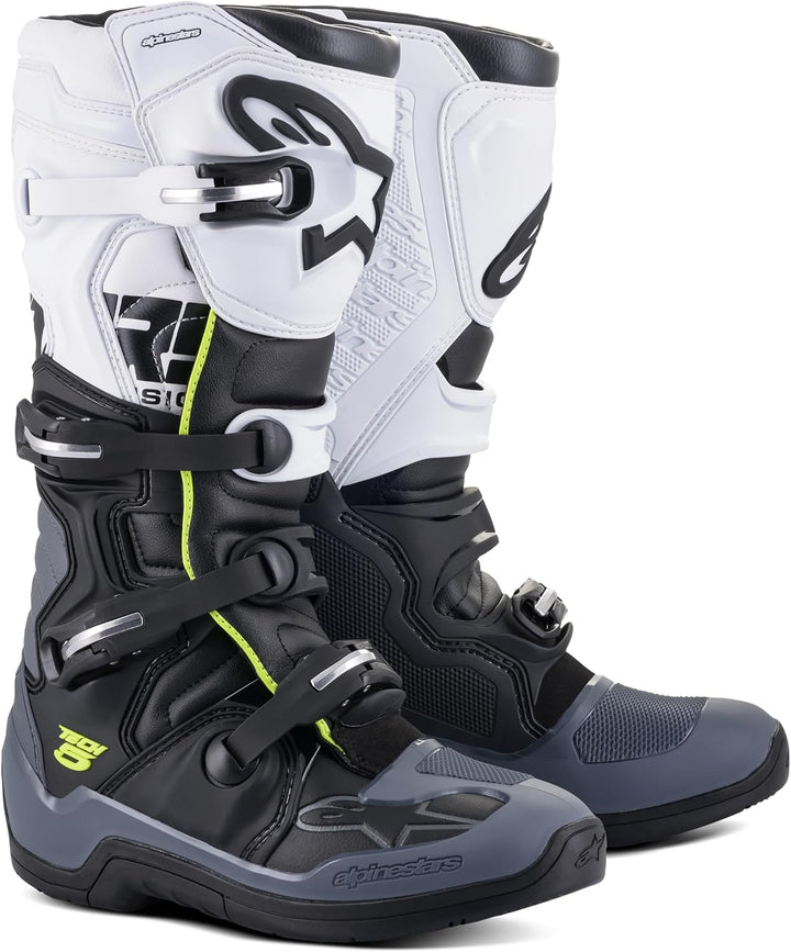 Alpinestars Herren 2015015-10-11 Tech 5 Stiefel, Schwarz, Grösse 45 44.5 EU Mehrfarbig Meereswellen