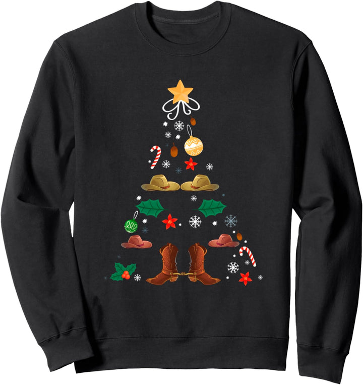 Weihnachtsbaum Weihnachten Neujahr Line Dance Xmas Winter Sweatshirt