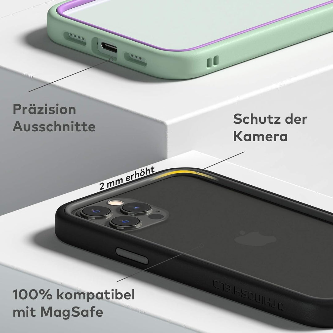 RhinoShield Modulares Case kompatibel mit [iPhone 12 Pro Max] | Mod NX - Anpassbare &amp; stossdämpfende