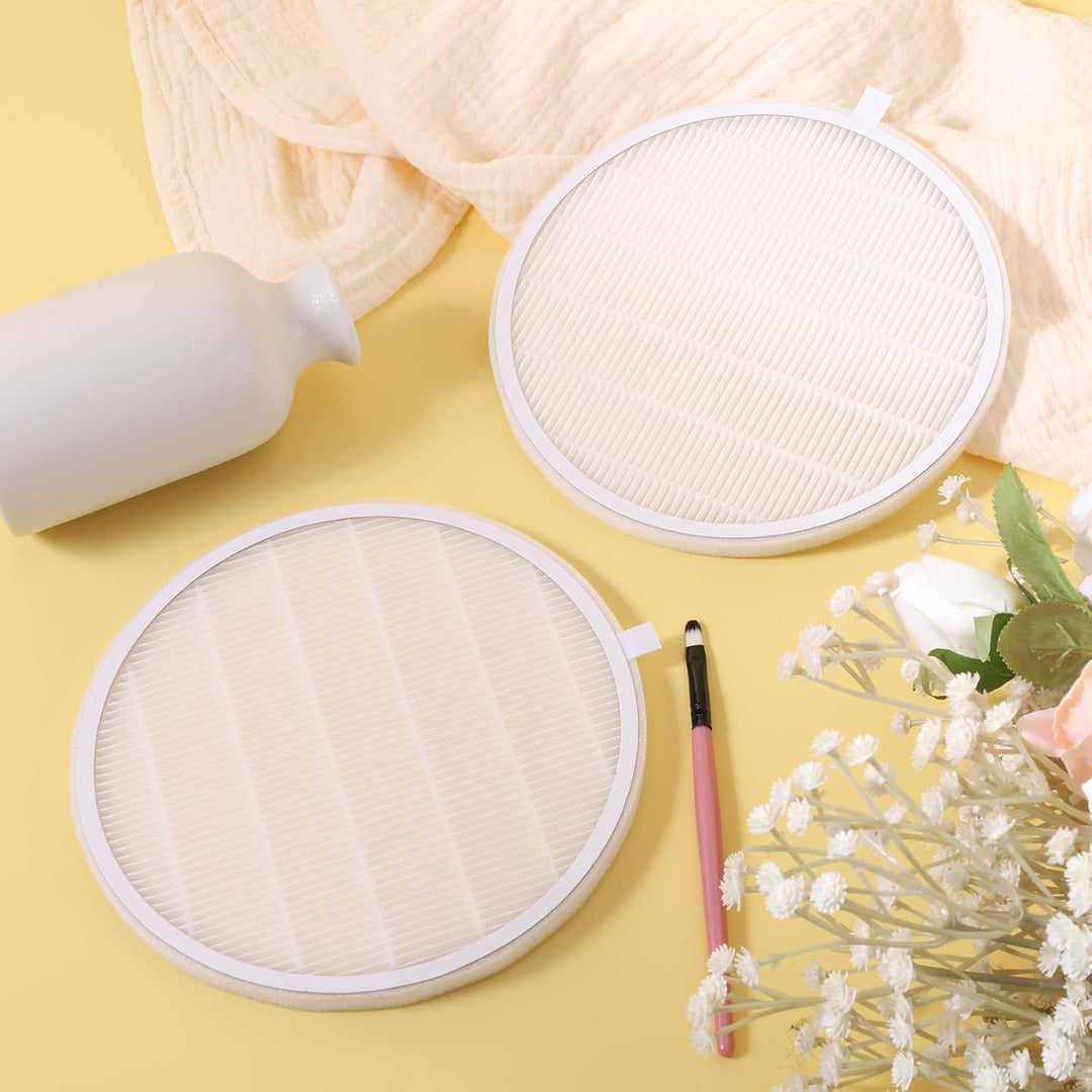 4stk Ersatzfilter für Nagelstaubsammler, Wiederverwendbar Nagelstaubsammlerfilter Kein Verschütten N