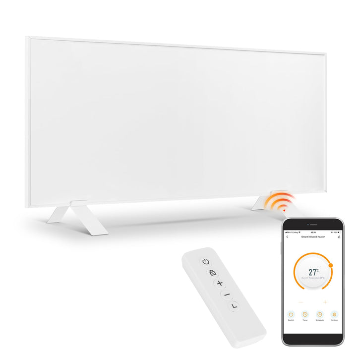 Infrarotheizung WiFi-Steuerung 700 W - Bodenstehend, an der Wand montiert, Infrarot-Heizung energies