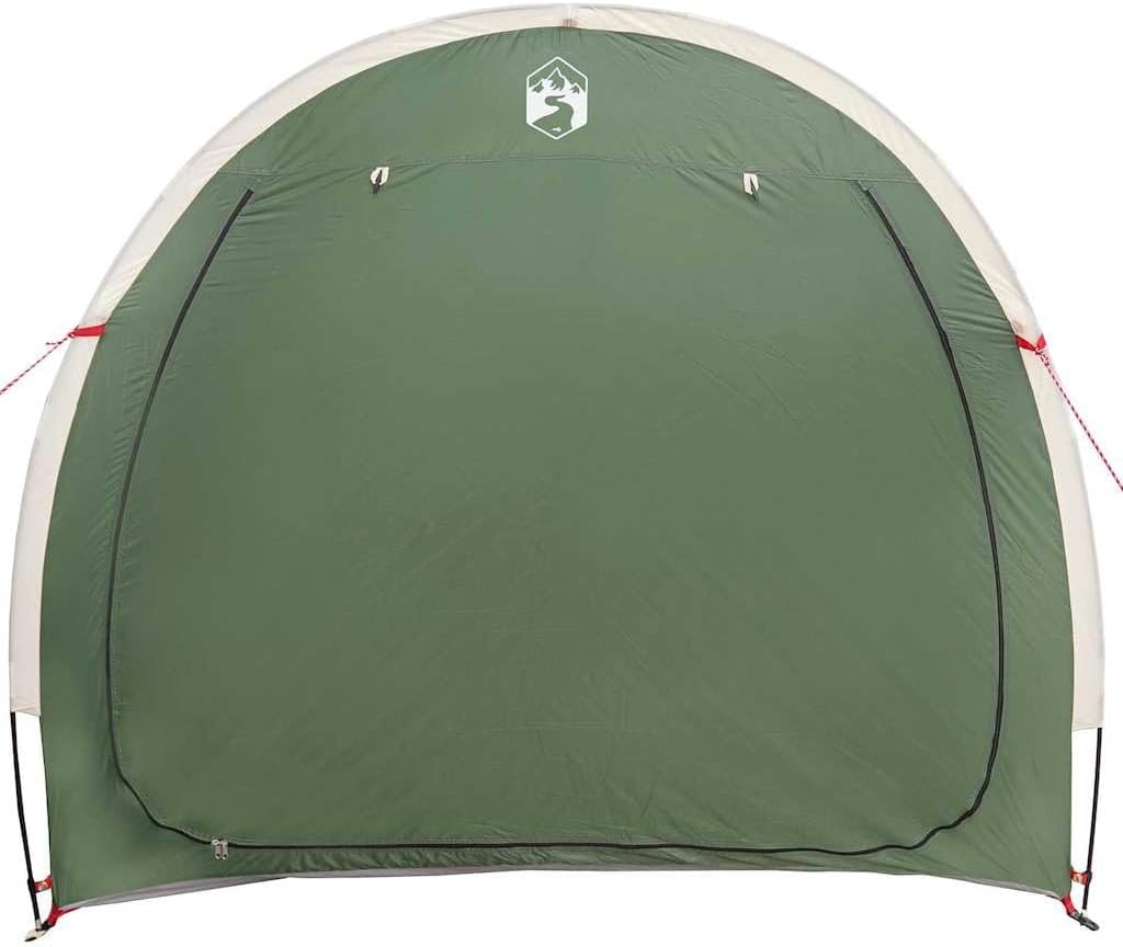 Tragbares Fahrrad Lagerzelt mit Dach und Stauraum grün, x x, wasserdichtes Polyester, mit PU Beschic