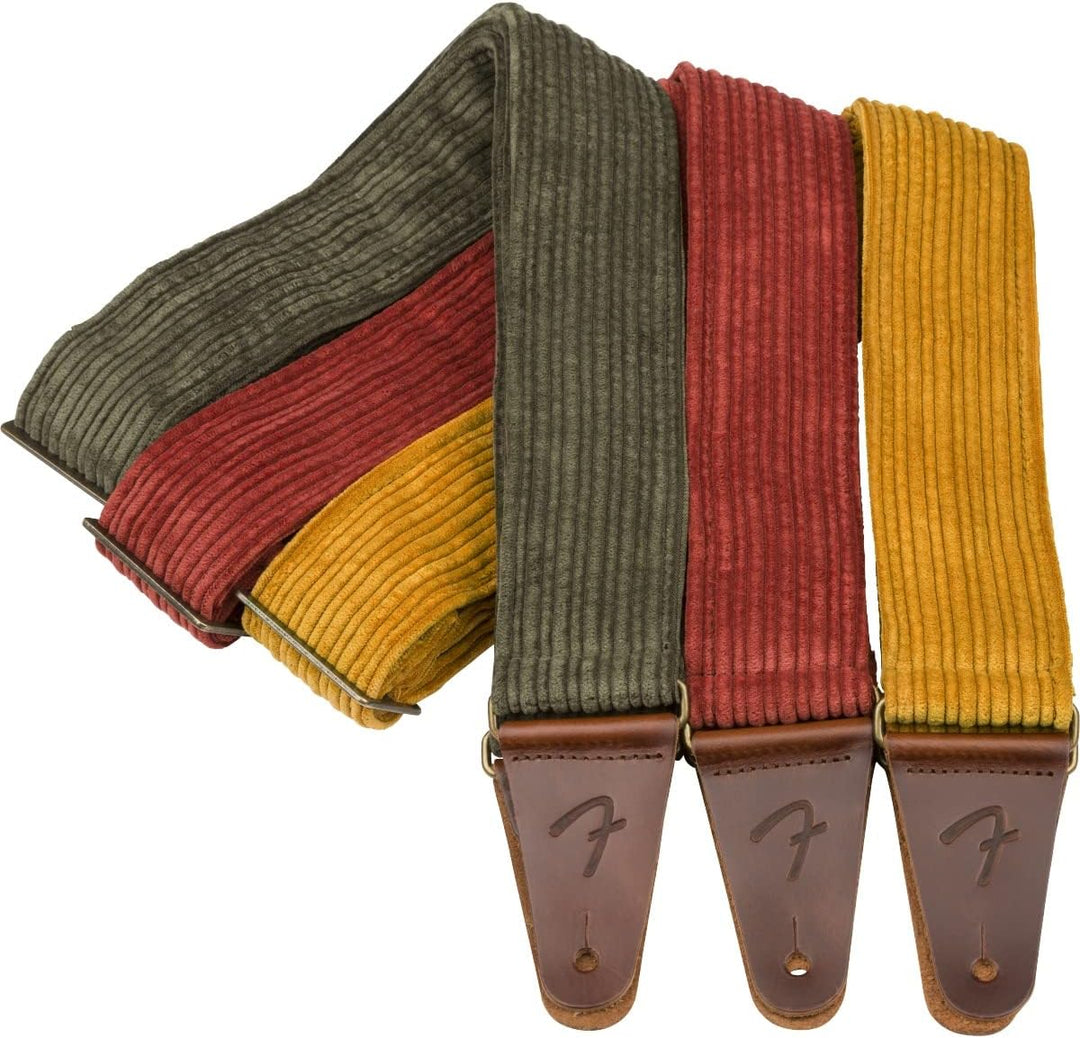 Fender Corduroy Strap - Antique Olive Einheitsgrösse Antik-olivgrün, Einheitsgrösse Antik-olivgrün