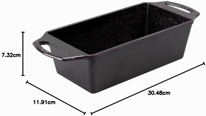 Lodge Kastenform aus Gusseisen, 21,6 x 11,4 cm, Kastenform