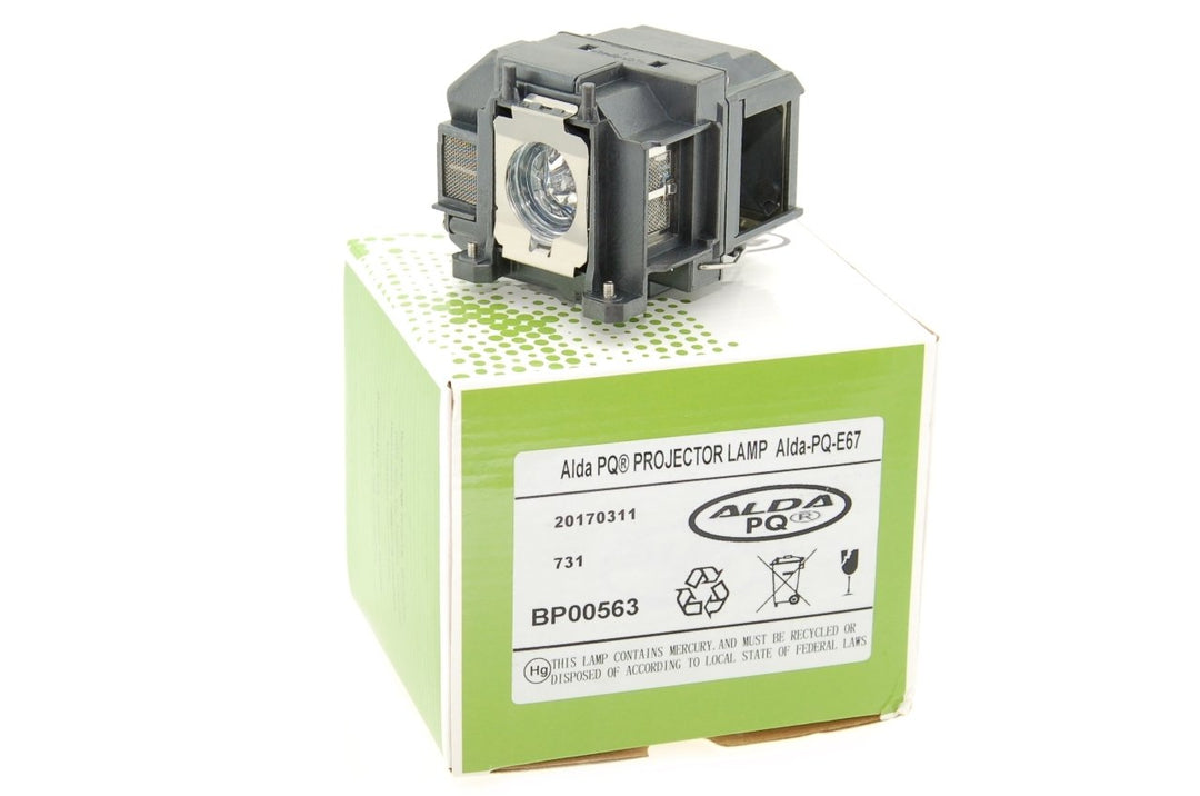 Alda PQ-Premium, Beamerlampe/Ersatzlampe für EPSON EB-W16 Projektoren, Lampe mit Gehäuse