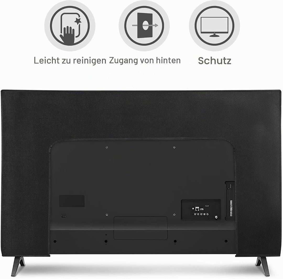 kwmobile 49-50" TV Abdeckung Indoor - Fernseher Hülle Bildschirmschutz Abdeckung - TV Bildschirm Sta