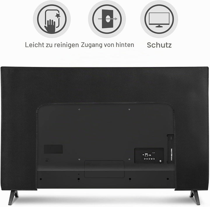 kwmobile 49-50" TV Abdeckung Indoor - Fernseher Hülle Bildschirmschutz Abdeckung - TV Bildschirm Sta