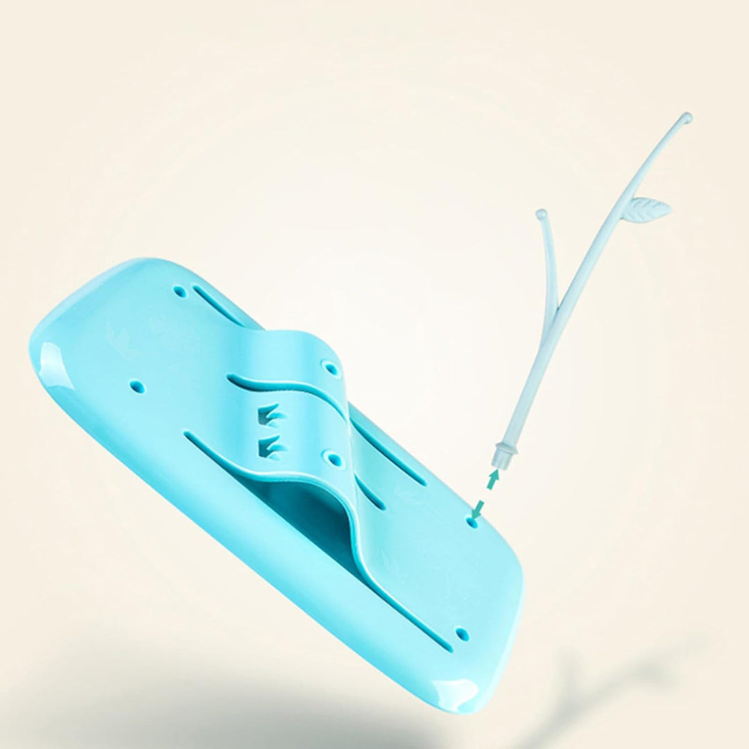 Artibetter Babyflaschentrockner mit 6 Haken, Pp, Blau, Tragbar