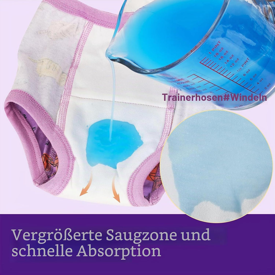 MOEMOE BABY Töpfchen Trainingshose 10 Stück Baby Trainingshosen Töpfchen Unterwäsche Kinder für Mädc