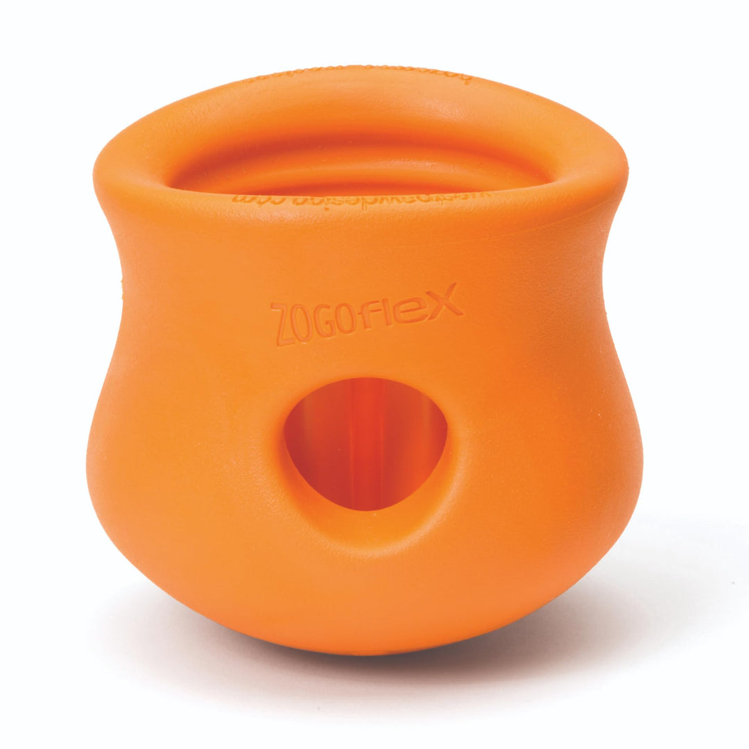 Zogoflex Toppl Hundespielzeug,Small Small orange - tangerine orange, Small orange - tangerine orange