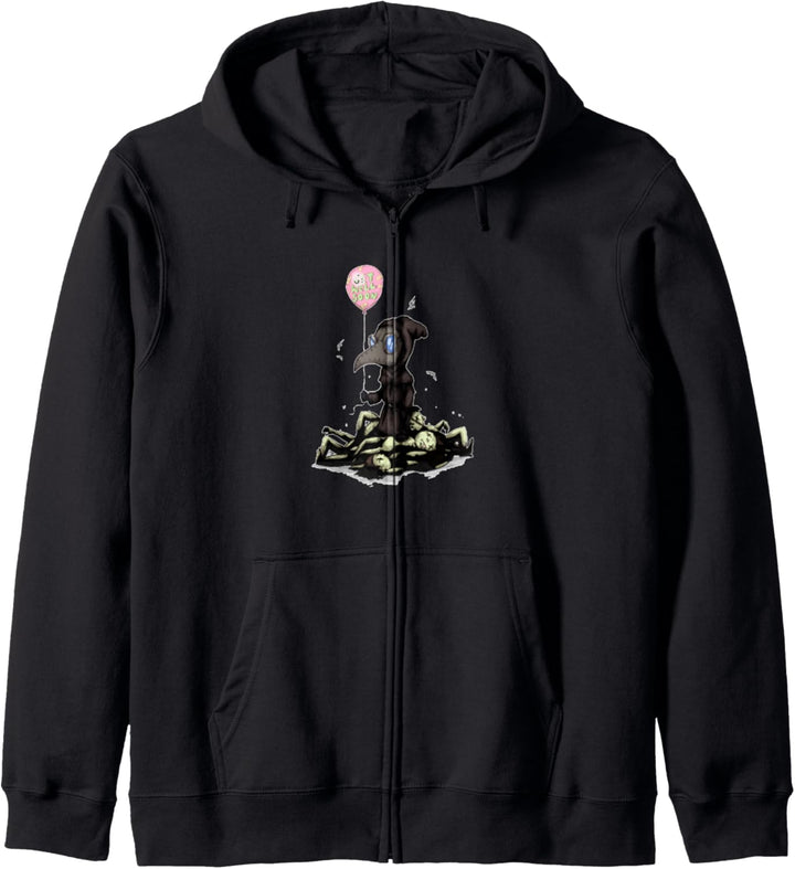 Gute Besserung Plague Doctor Kapuzenjacke