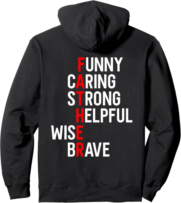 Vatertag Papa Vater Kreuzwort Pullover Hoodie