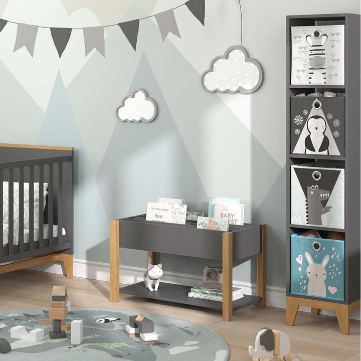 VitaliSpa Kinderregal Malia, Grau, 80 x 46 cm, Grau