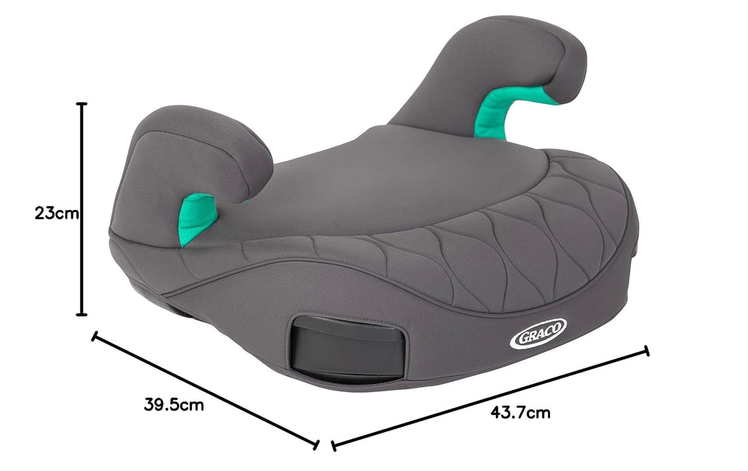 Graco Booster Max R129 ISOFIX Sitzerhöhung ohne Rückenlehne, von 137 bis 150 cm (ca. 7-12 Jahre), Ir