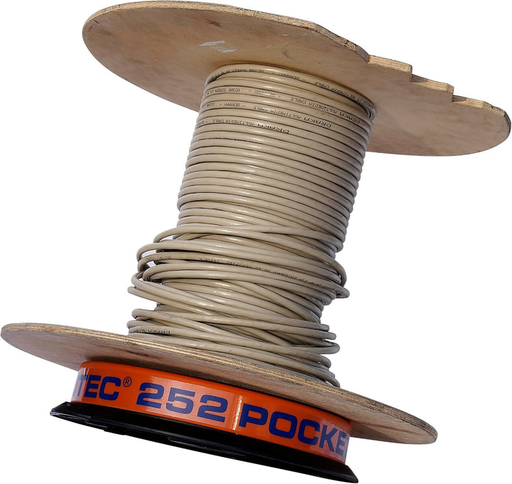Kabelabroller Litec® L252 pocket, Nutzlast: 190 kg Gerätedurchmesser: ca. 25 cm, Randhöhe: ca. 50 mm