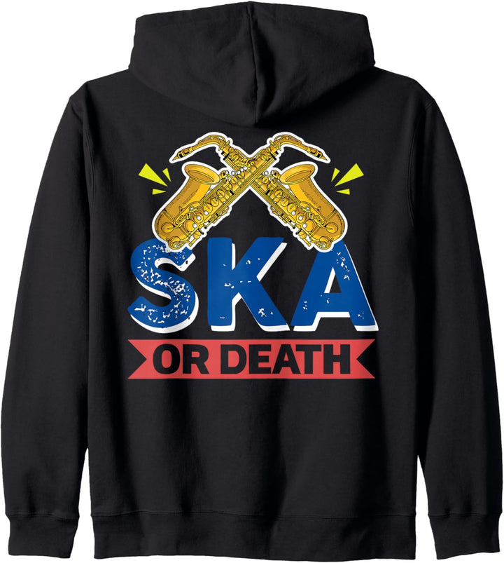 Ska oder Tod Kapuzenjacke