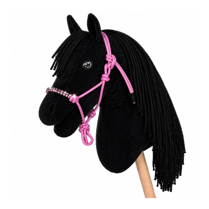 Brama West Hobby Horse Set Magic Star Steckenpferd Bobby + Knotenhalfter mit Strasssteinen | Hobby H