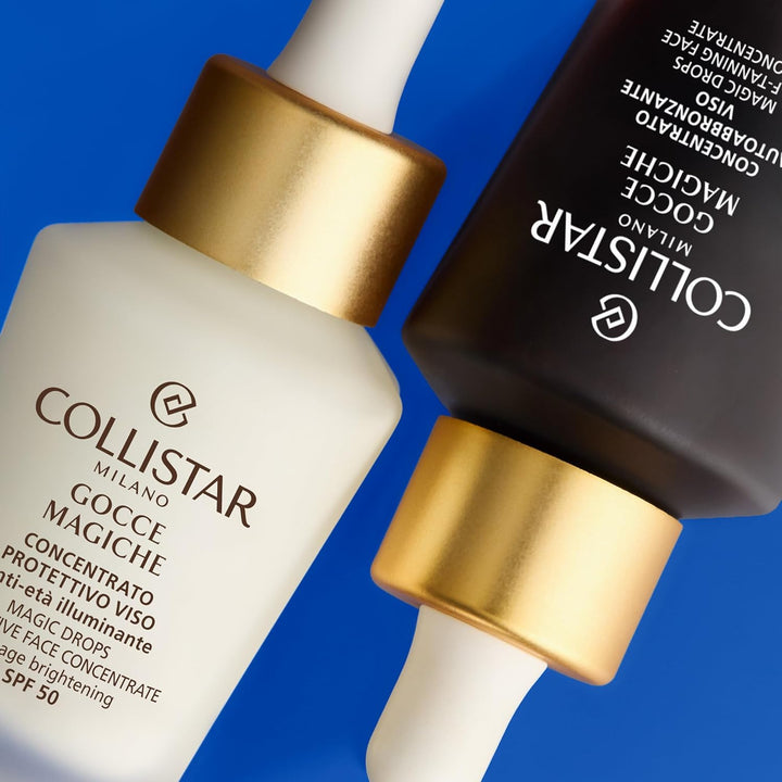 Collistar Gocce Magiche Schützend Spf50, superleichte und flüssige Textur, verleiht dem Teint Ausstr