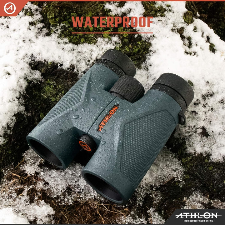 Athlon 113004 Midas 8 x 42 ED Binoculars, Green by 8 x 42 mm, 8 x 42 mm