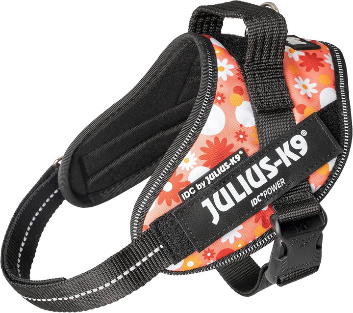 Julius-K9, IDC Powergeschirr, Grösse: S/Mini, Pink mit kleinen Blumen