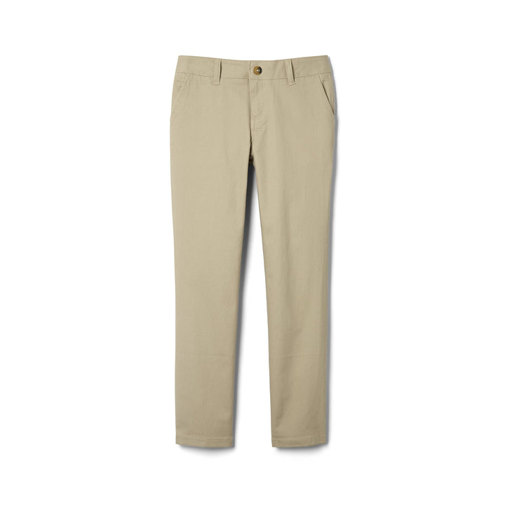French Toast Mädchen Adjustable Waist Stretch Twill Straight Leg Pant (Standard &amp; Plus) Hose 5 Khaki