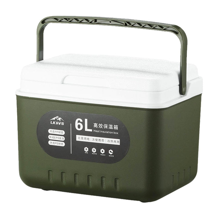 Kleine Kühlbox für Essen und Getränke, 6L Outdoor Kühler Isolierter Behälter, Heiss Kalt Essen Kühlb