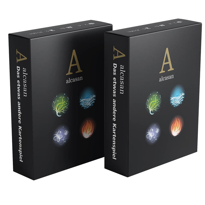 alcasan - Premium Edition (Kartenspiel) - Sparpack mit 2 einzelnen Spielen.