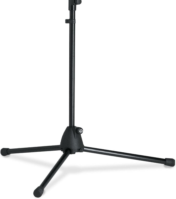 K&amp;M 199 Mikrofonstativ Schwarz – Solostativ von 62,5 - 148 cm ausziehbar – 3/8“ Gewindeanschluss – K