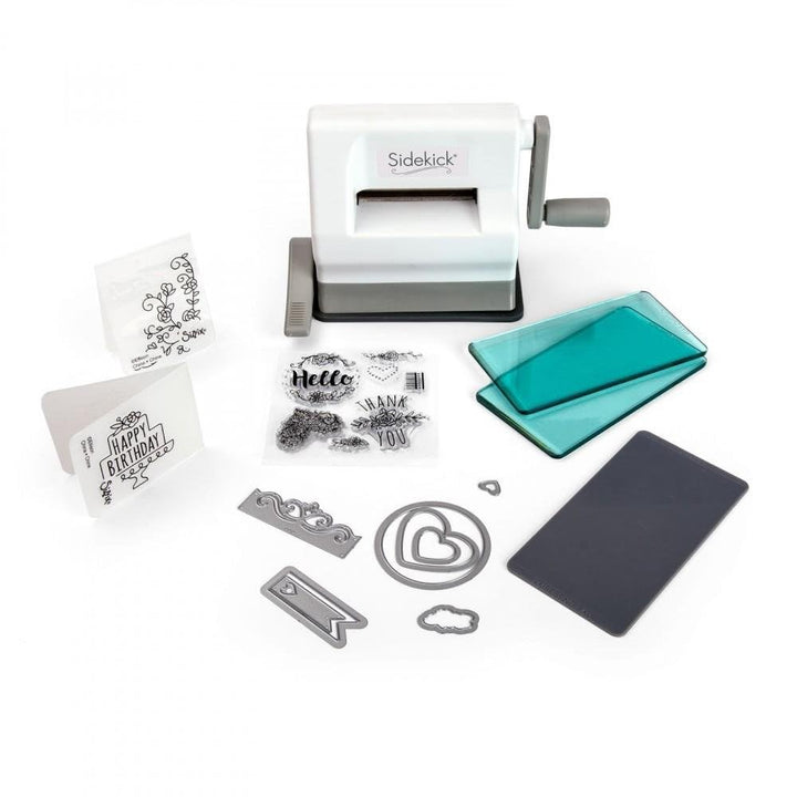 Sizzix Sidekick Stanzmaschine 661770, mit 6, 35 cm Öffnung, Weiss Sidekick Starter