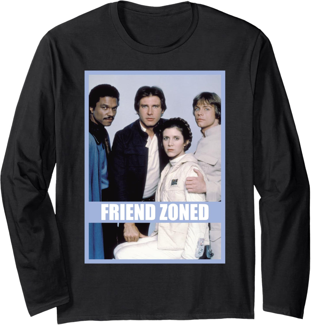 Star Wars Friend Zoned Portrait Langarmshirt