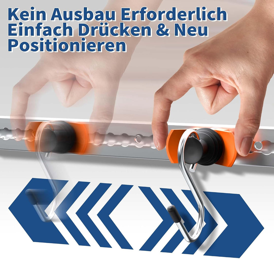 Airlineschiene Fitting, 6 Stück, bis 50kg,zum Aufhängen &amp; Befestigen