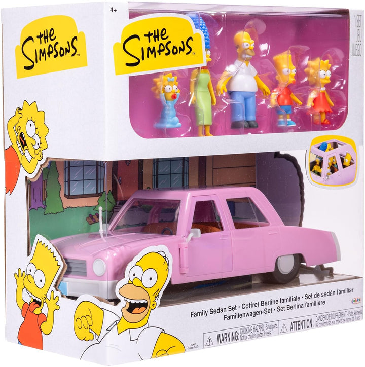 The Simpsons Familienfiguren mit Limousine Fahrzeug Spielset