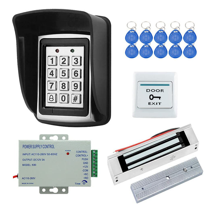 YAVIS Kit programmierbare RFID Zutrittskontrollsystem Metall Controller Tastatur, wasserdichte Schal