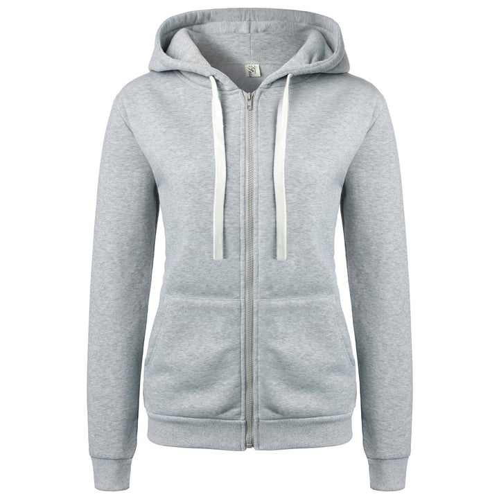 LIAMERHE Damen Kapuzenpullover Basic Damen Hoodie mit Reissverschluss Kapuzenpulli Langarm Kapuze He