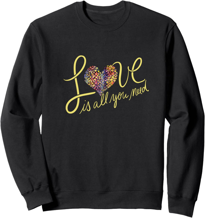 Rainbow love Heart Regenbogen lieben Herz Sweatshirt