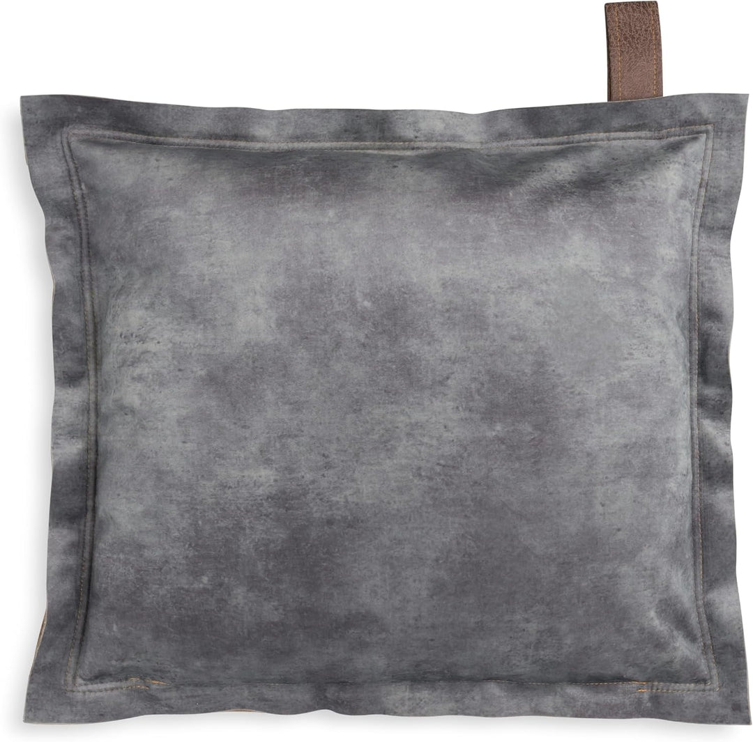 KNIT FACTORY - DAX Kissen - Luxuriöses und samtweiches Dekokissen - Sofakissen - 50x50 - Anthrazit 5