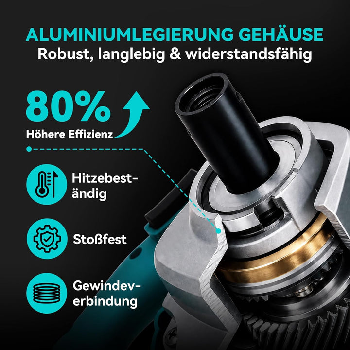Rührwerk 600 W, Mörtelrührer mit 6 Gang-Getriebe, elektrischer Mörtelrührer