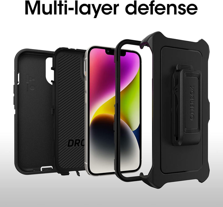 OtterBox Defender Hülle für iPhone 14 Plus, stossfest, sturzsicher, ultra-robust, schützende Hülle,