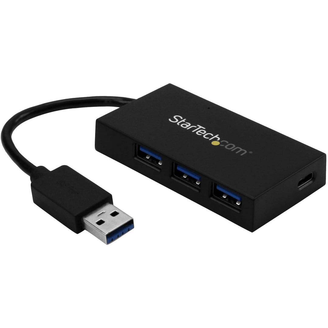StarTech.com 4 Port USB 3.0 Hub - USB-A auf 3x USB-A und 1x USB-C - inklusive Netzteil - USB Hub - D