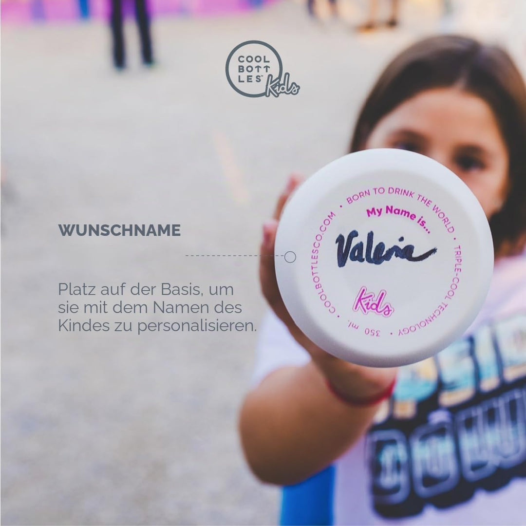 Thermosflasche für Kinder - 260 ml - Reading Buddies - Wasserflasche aus Edelstahl - Kalte Getränke